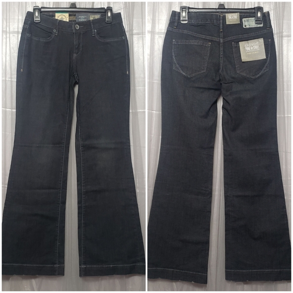Converse One Star Sz 2 NWT Wide Leg Jeans - Picture 1 of 16
